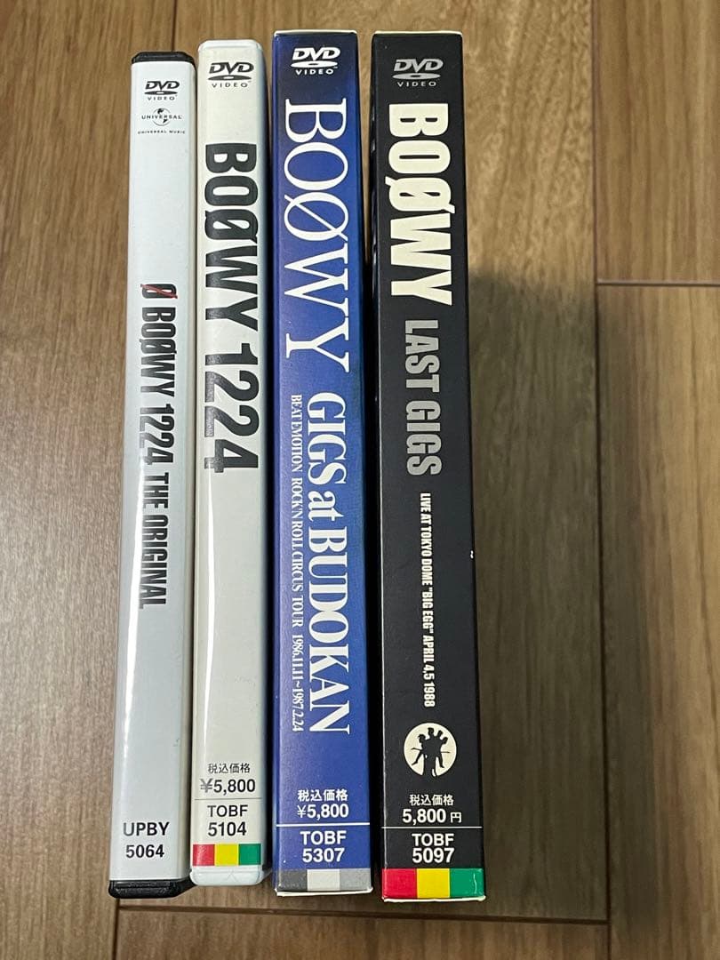 BOφWY ＤＶＤ４枚セット