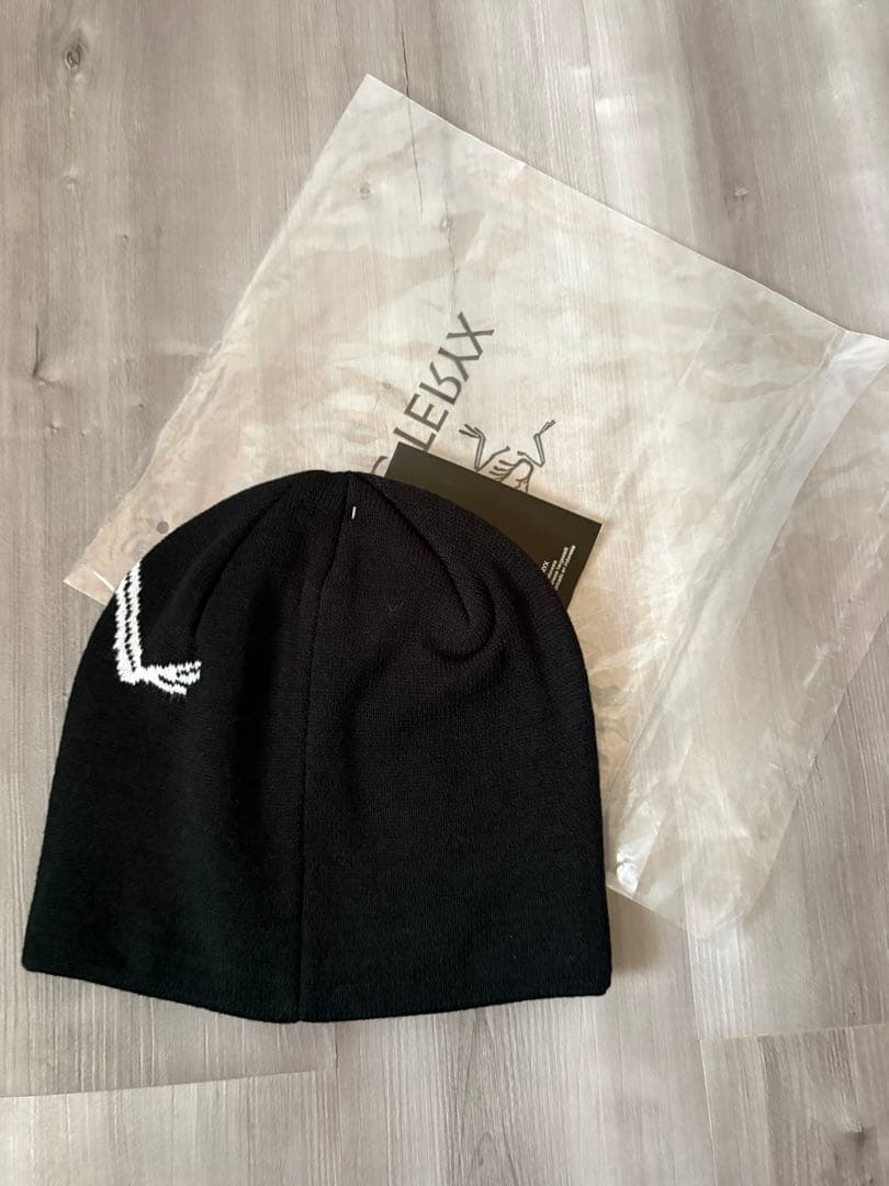 ARC'TERYX ブラック ニット帽 スケルトンデザイン 値下げ交渉⭕️