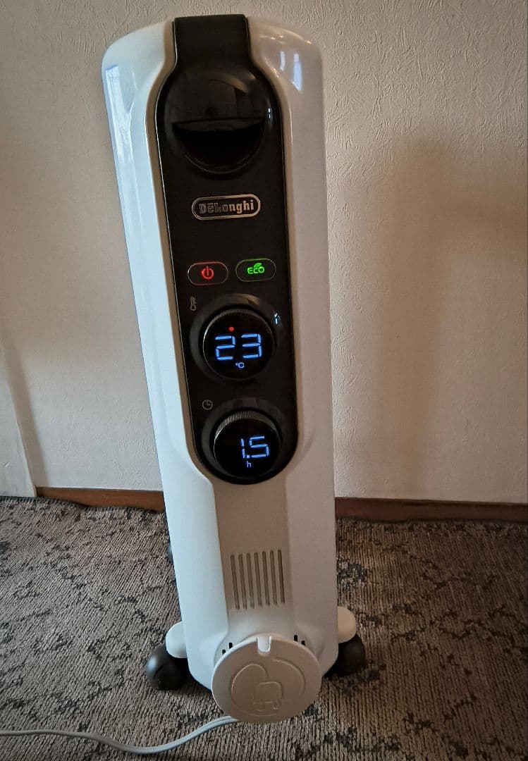 デロンギ エコモード搭載オイルヒーター RHJ35M0812-DGトップハンガー