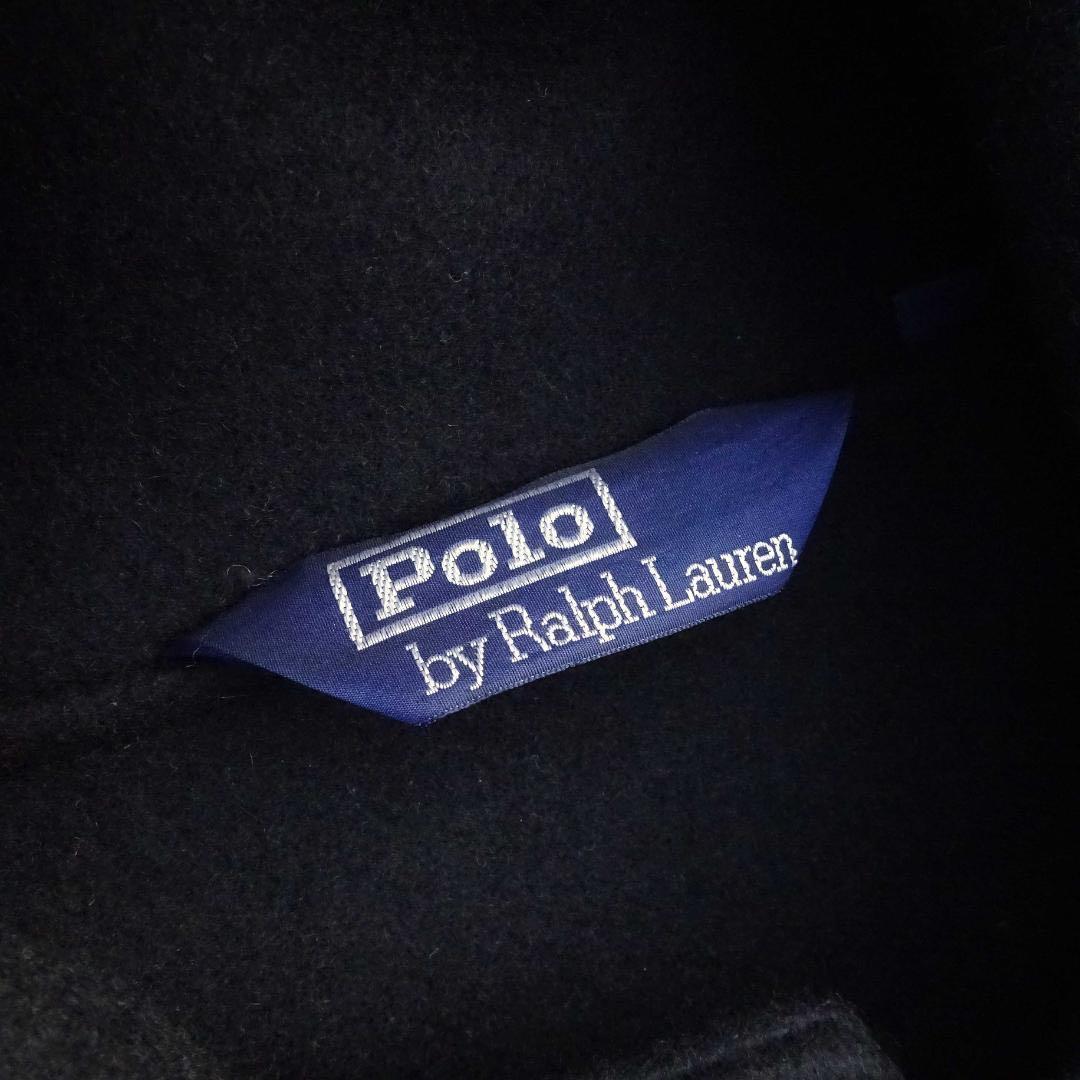 【希少】極暖　90年代三角タグ ラルフローレン　ダッフルコート黒ブラックMサイズ