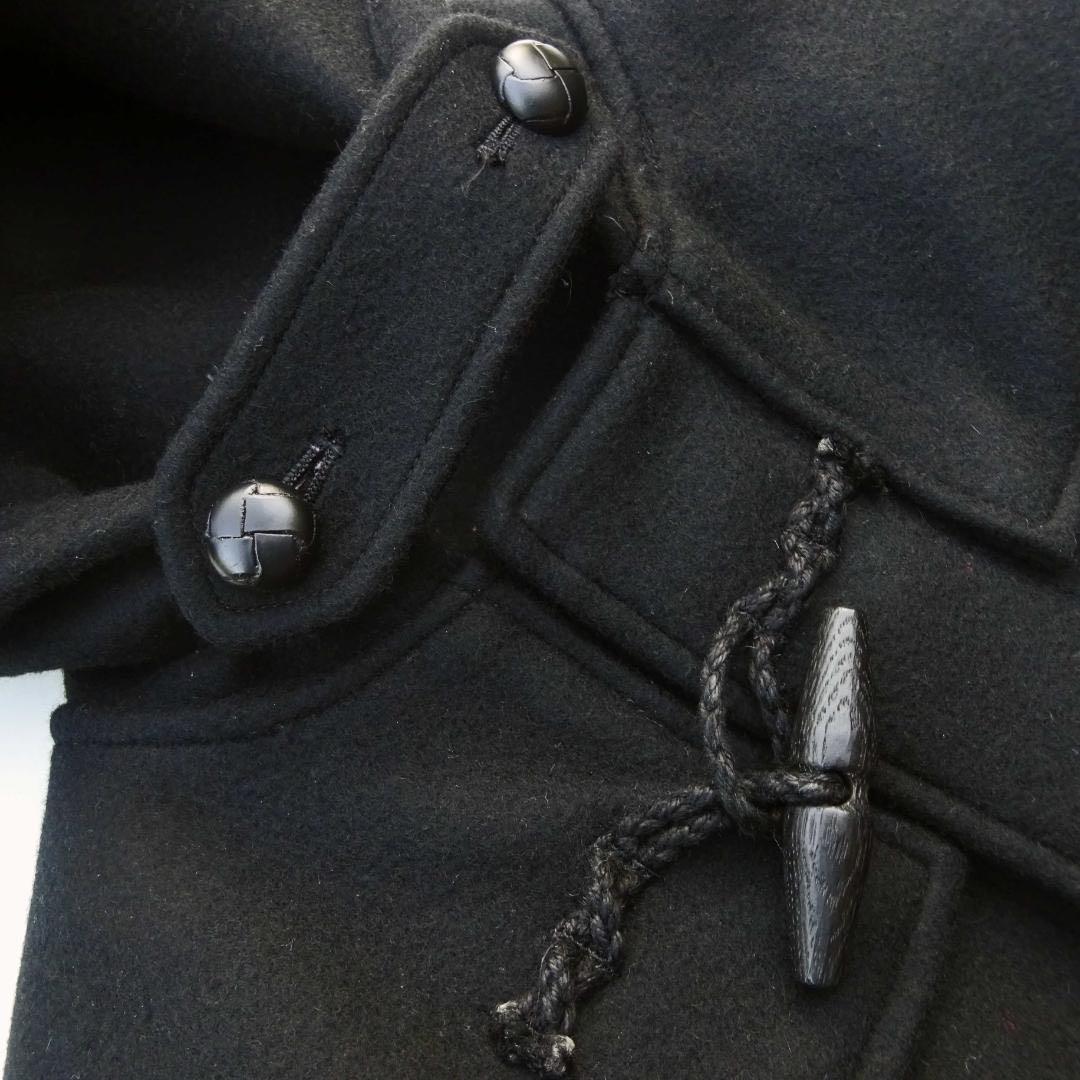 【希少】極暖　90年代三角タグ ラルフローレン　ダッフルコート黒ブラックMサイズ