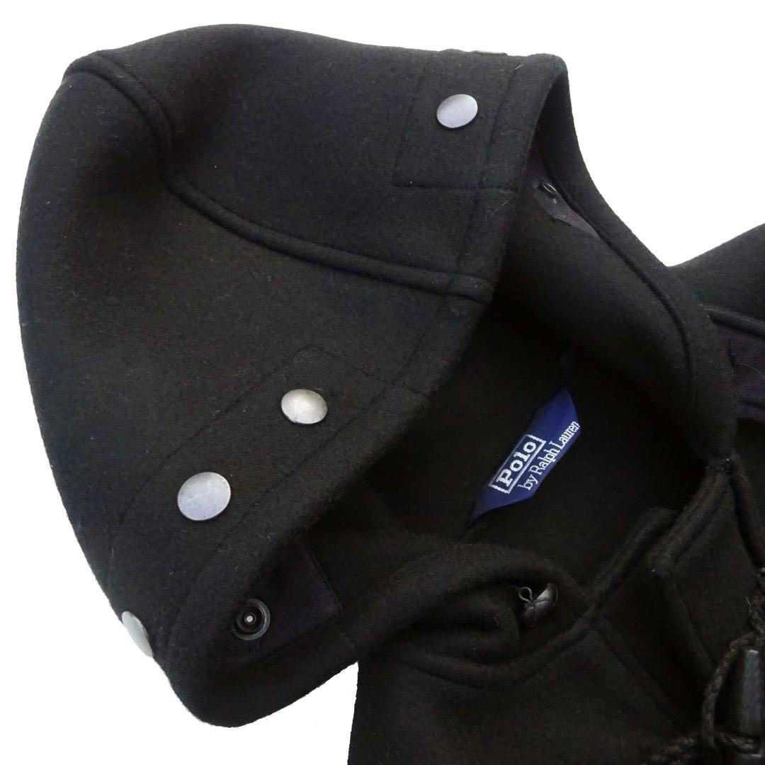 【希少】極暖　90年代三角タグ ラルフローレン　ダッフルコート黒ブラックMサイズ