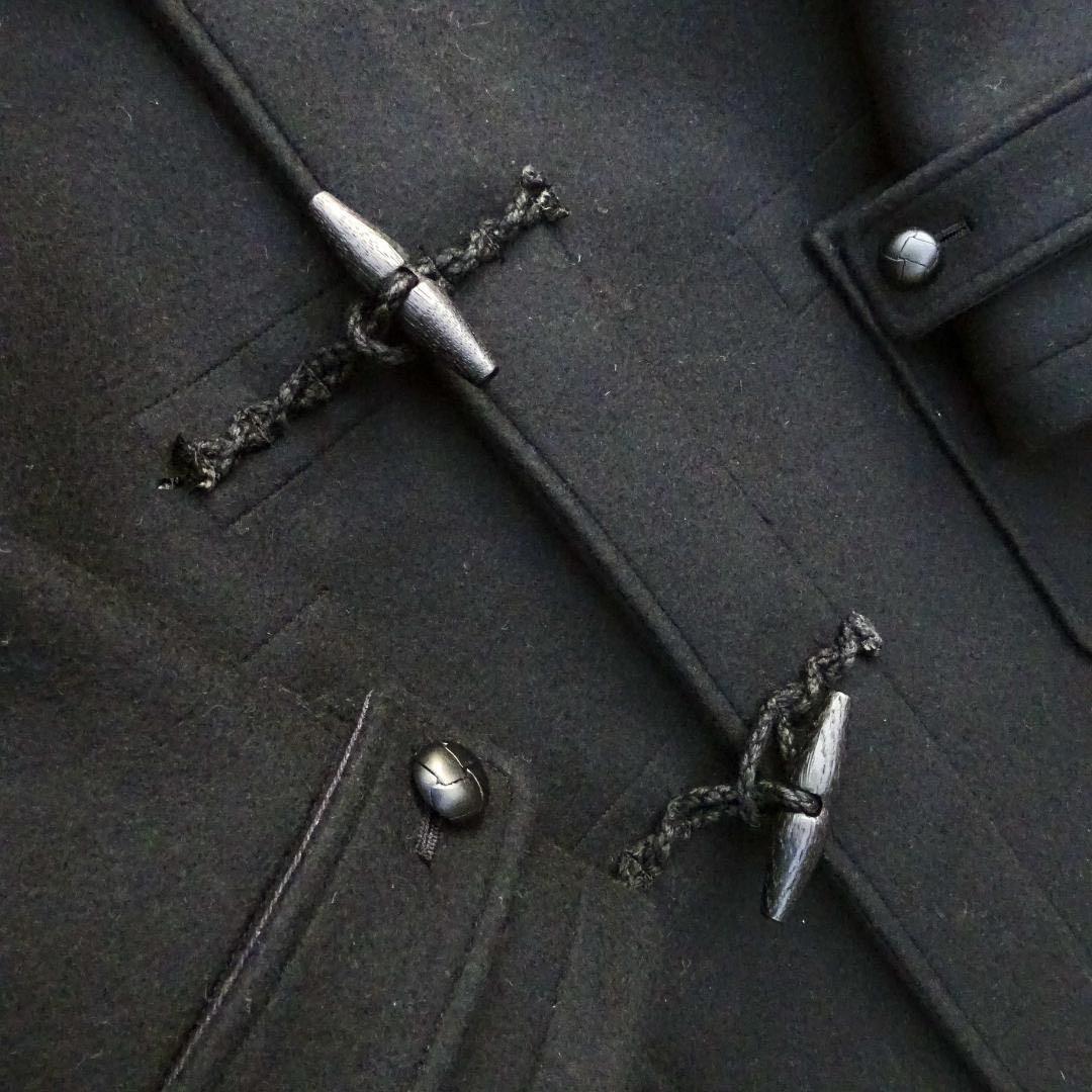 【希少】極暖　90年代三角タグ ラルフローレン　ダッフルコート黒ブラックMサイズ