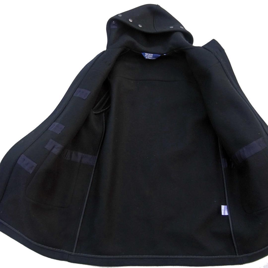 【希少】極暖　90年代三角タグ ラルフローレン　ダッフルコート黒ブラックMサイズ