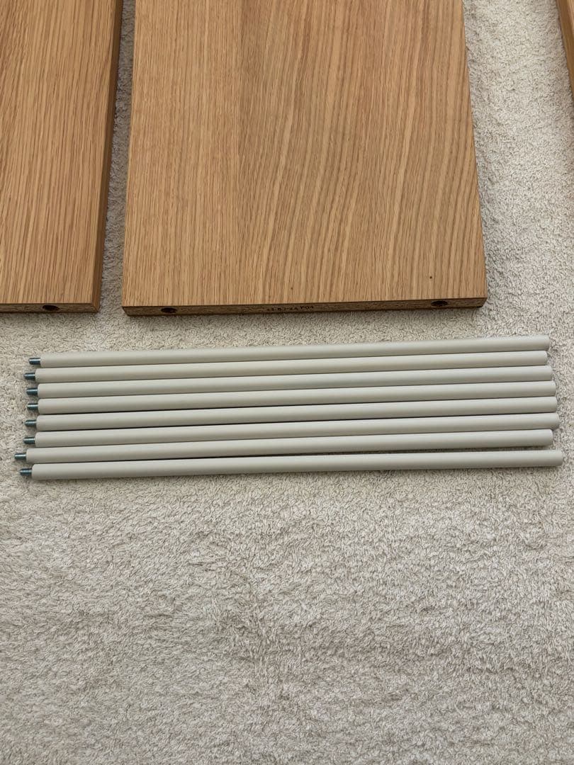 無印良品　スタッキングシェルフ・追加３段・オーク材