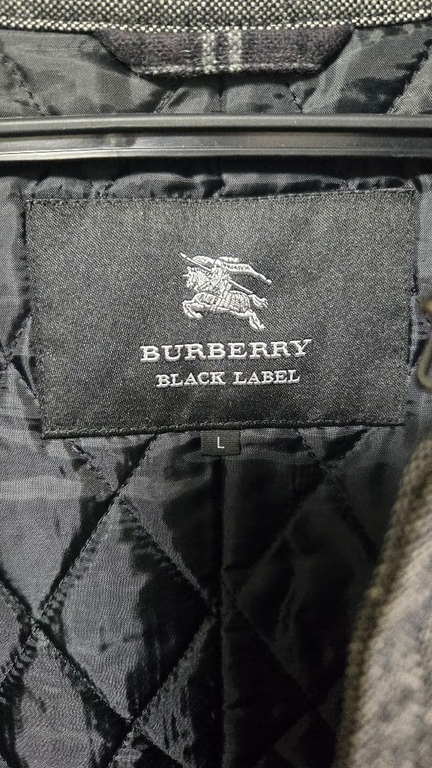 BURBERRY BLACK LABEL グレー ダッフルコート