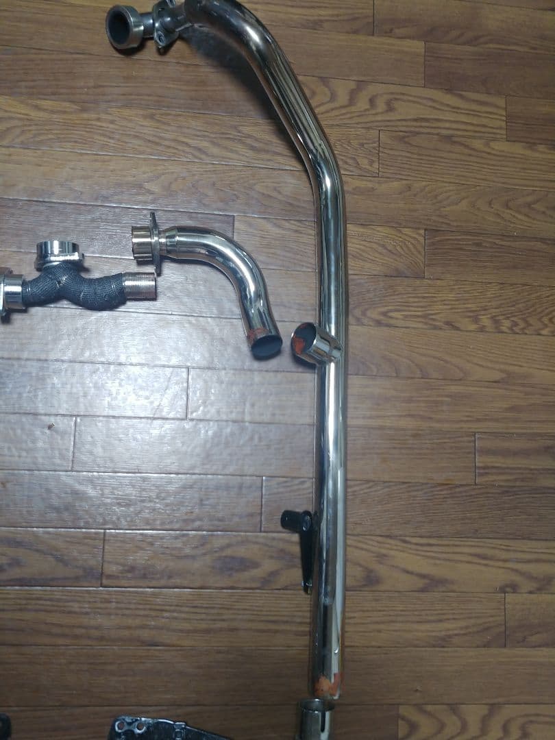 ドラッグスタ1100ー　DS1100　ロングバズーカフィッシュテールマフラー