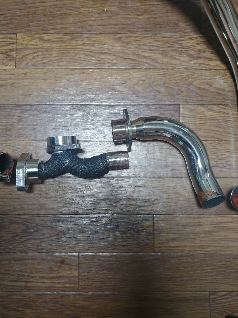 ドラッグスタ1100ー　DS1100　ロングバズーカフィッシュテールマフラー