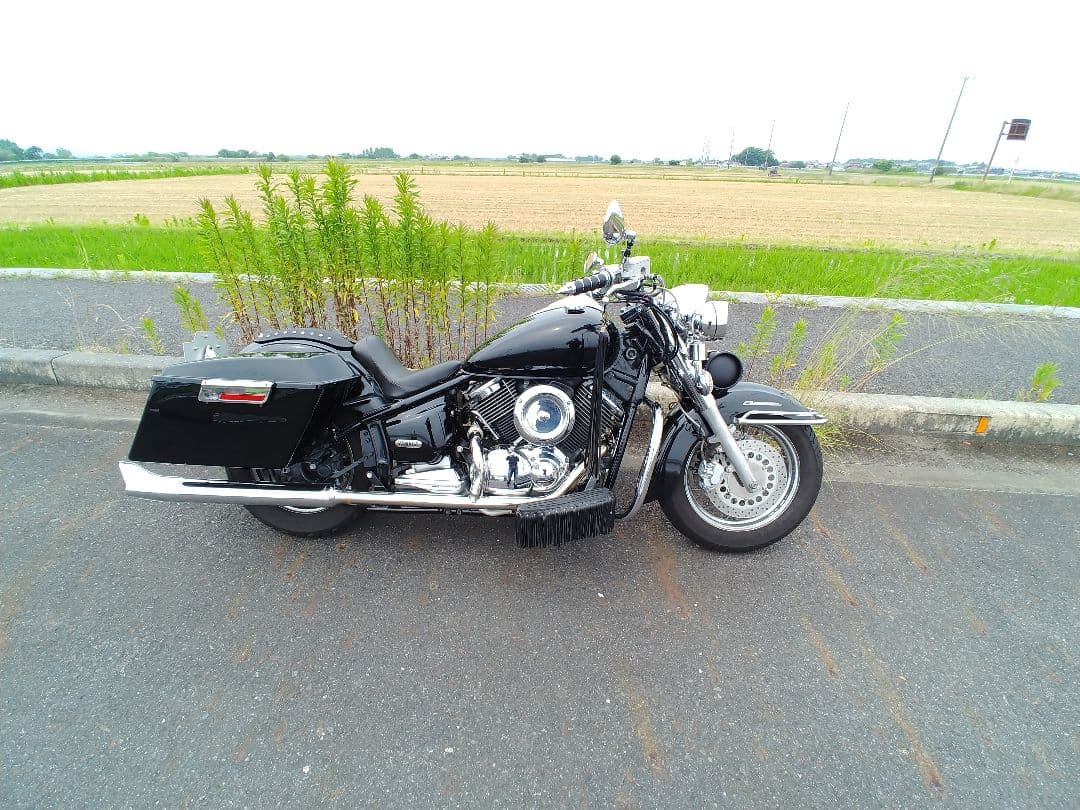 ドラッグスタ1100ー　DS1100　ロングバズーカフィッシュテールマフラー