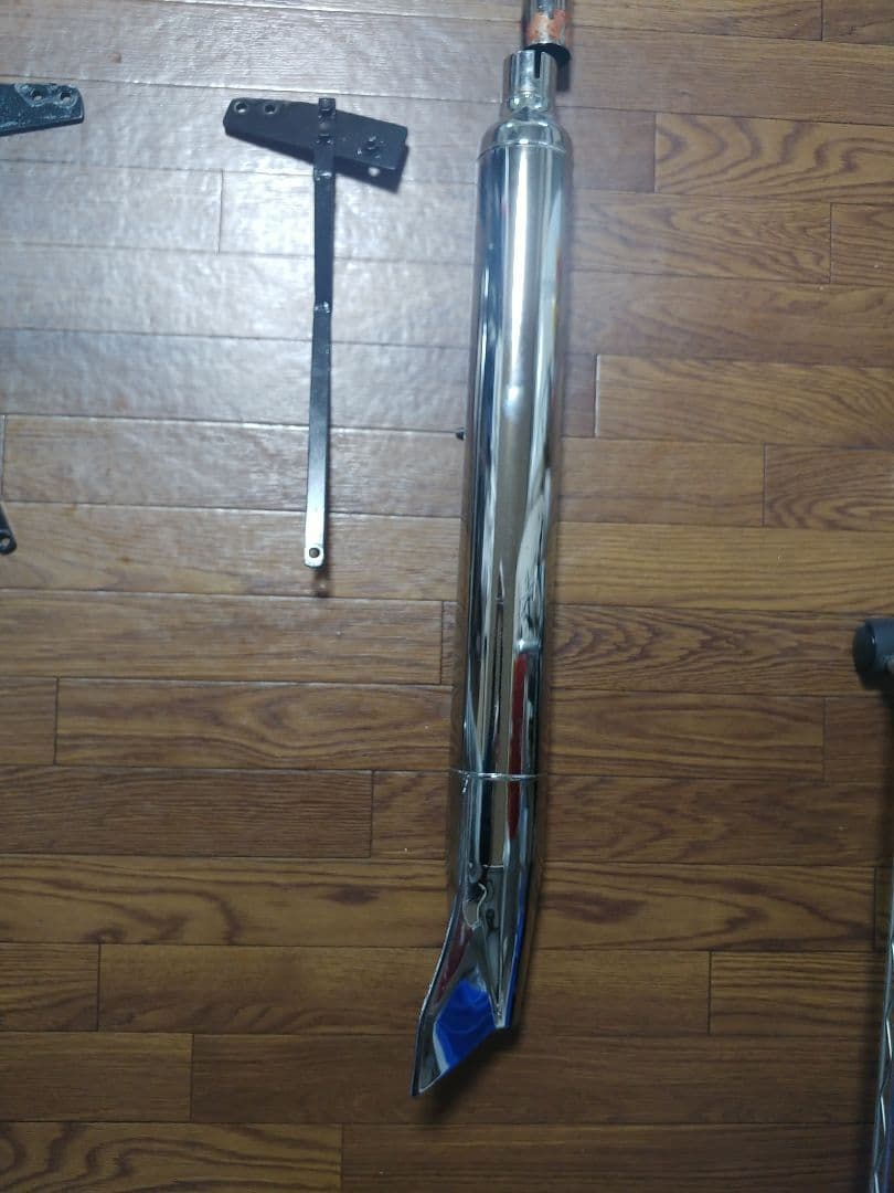ドラッグスタ1100ー　DS1100　ロングバズーカフィッシュテールマフラー