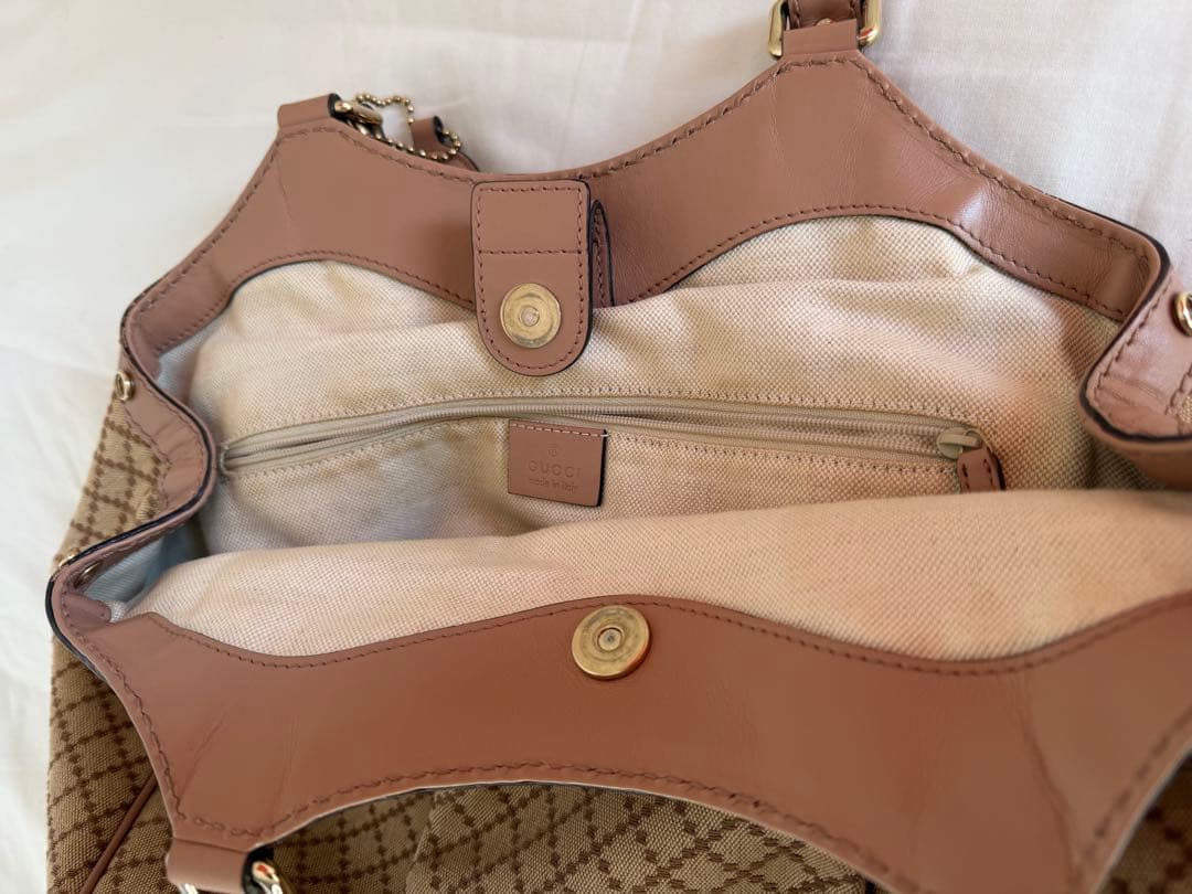 Gucci ダイヤモンドパターン トートバッグ