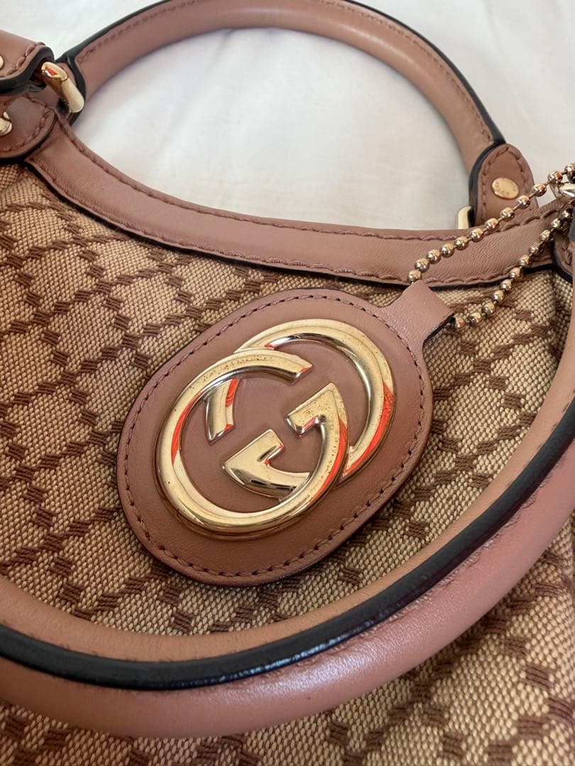 Gucci ダイヤモンドパターン トートバッグ