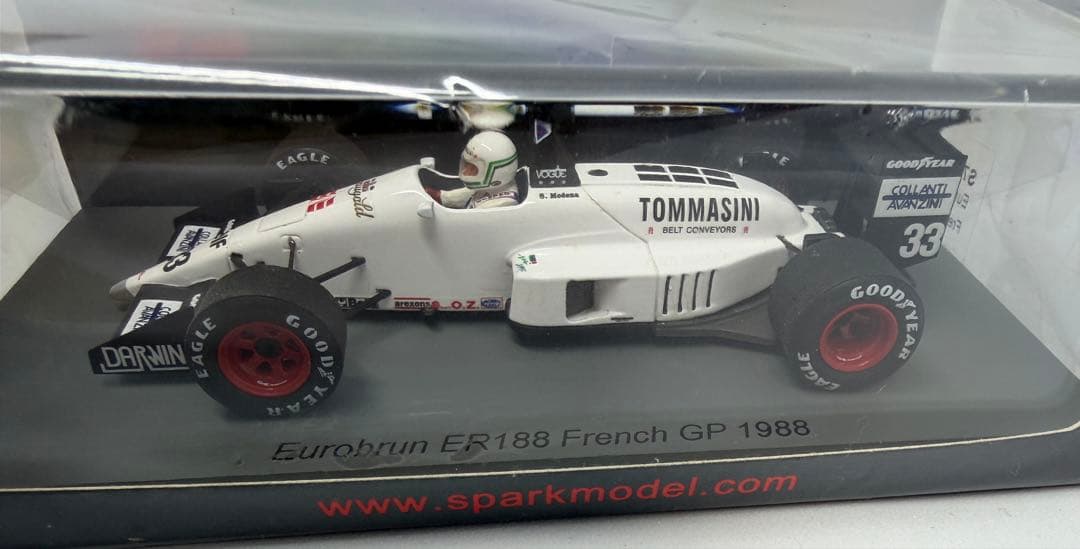 希少　スパーク 1/43 ユーロブルン ER188 フランスGP 1988