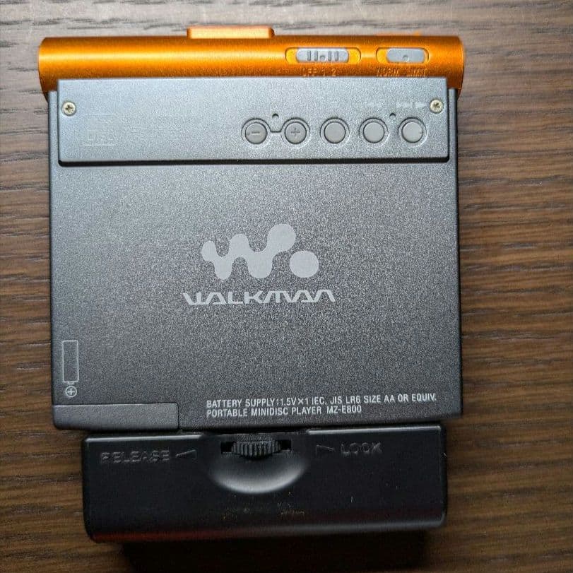 SONY ウォークマン MZ-E800 ポータブルMDプレーヤー ブラック
