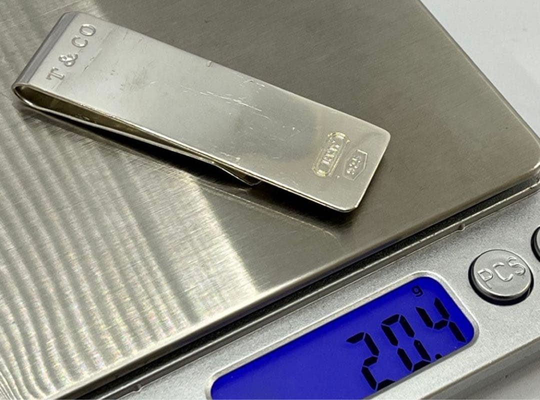 h646 オールド　ティファニー　1837 マネークリップ　シルバー　925