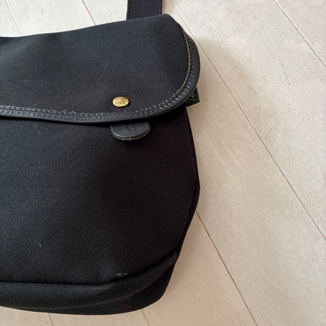 Brady ブレディ ショルダーバッグ ブラック キャンバス 英国製