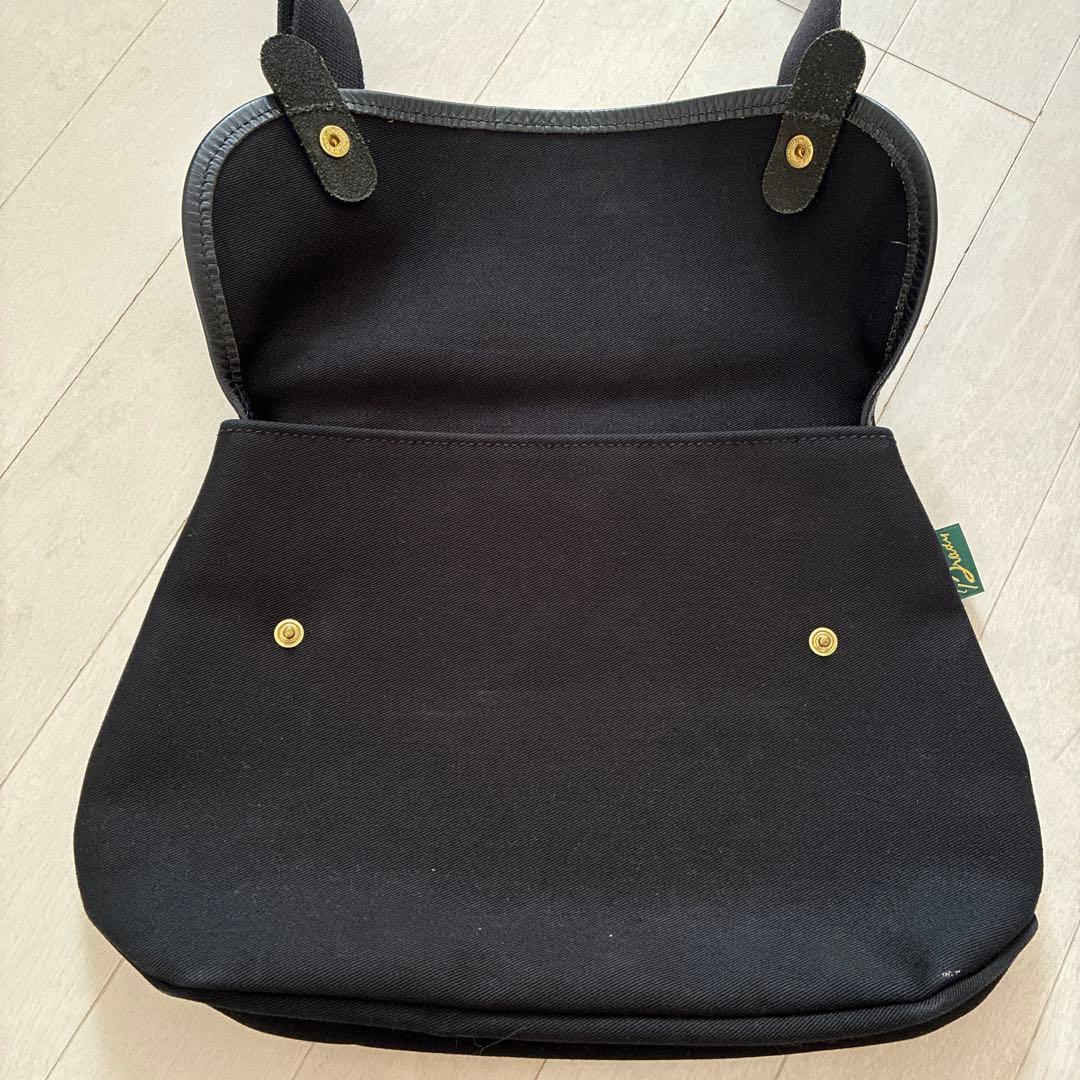 Brady ブレディ ショルダーバッグ ブラック キャンバス 英国製