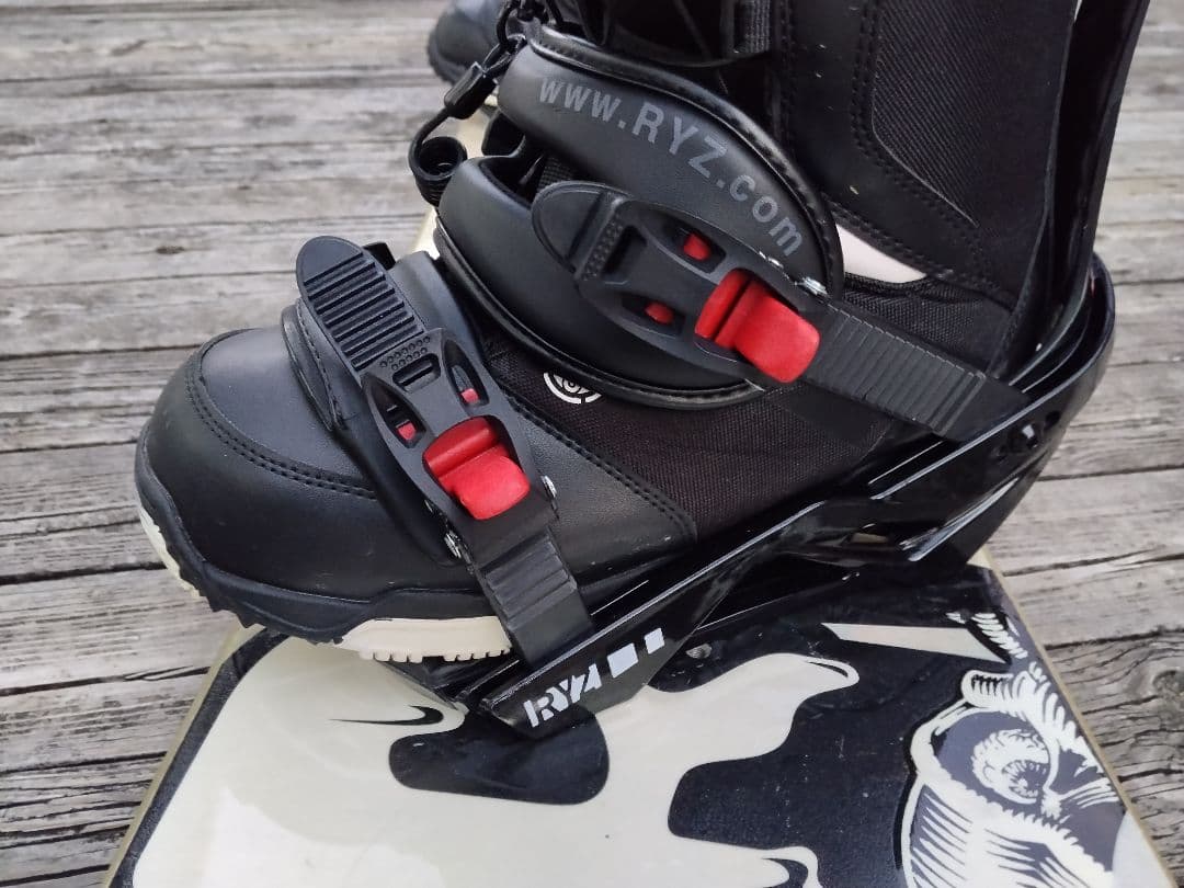 スノーボード 3点セット RIDE DH 159cm ビン ブーツ 28cm