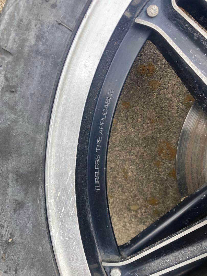 ホンダ CB750F-B 裏コムスターホイール前後セット