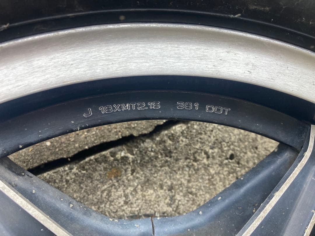 ホンダ CB750F-B 裏コムスターホイール前後セット