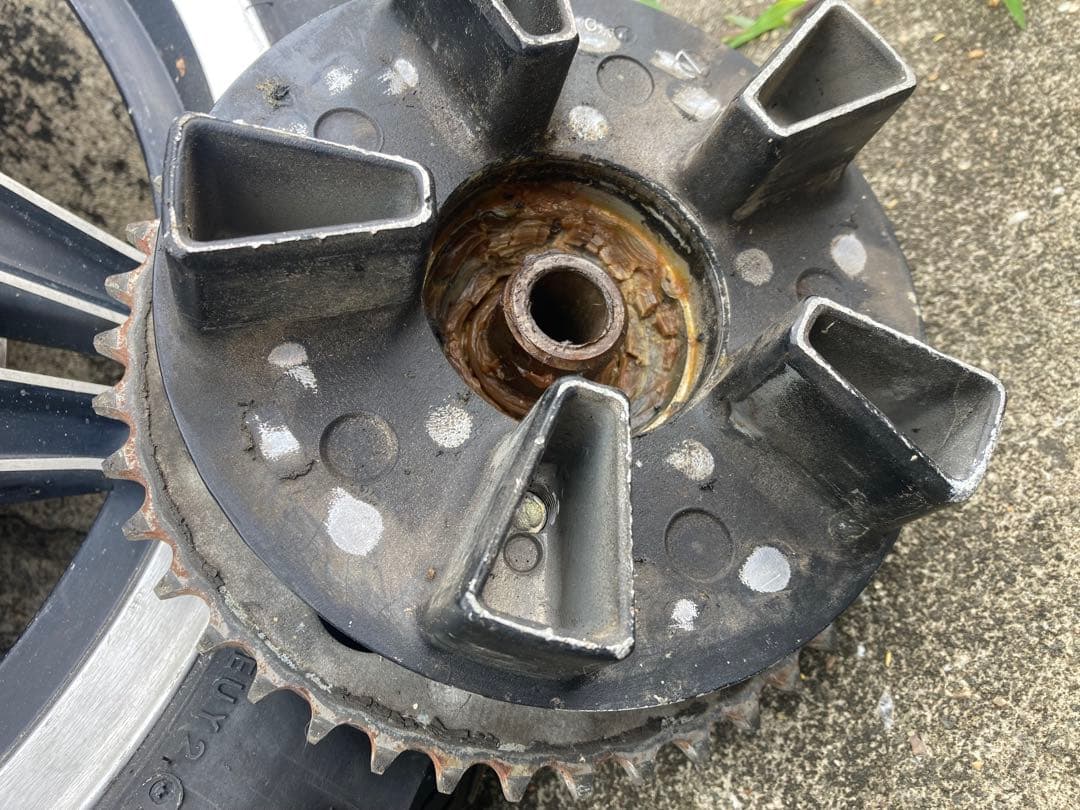 ホンダ CB750F-B 裏コムスターホイール前後セット