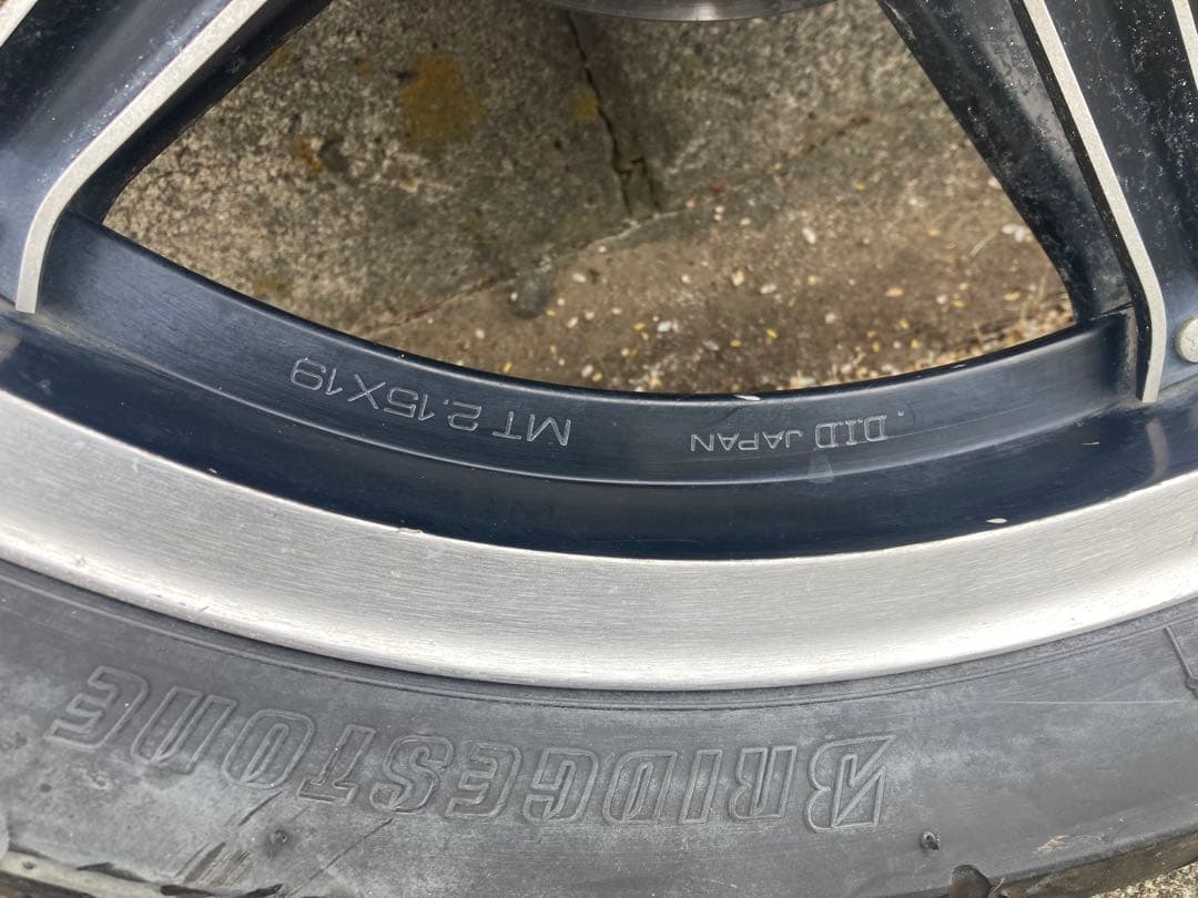 ホンダ CB750F-B 裏コムスターホイール前後セット