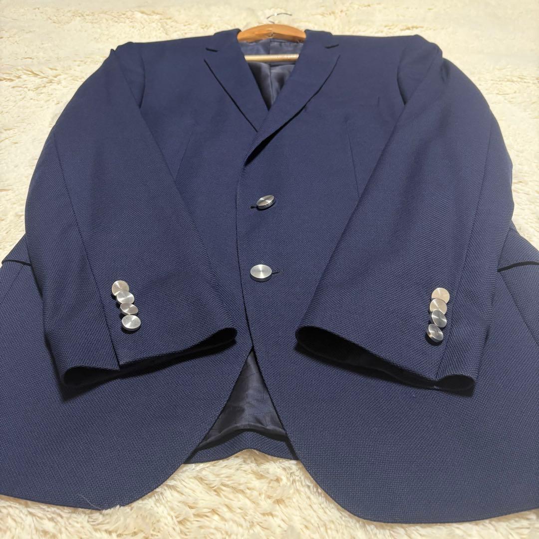 美品　ヒューゴボス　テーラードジャケット　紺ブレ　ネイビー　REDA 50 XL