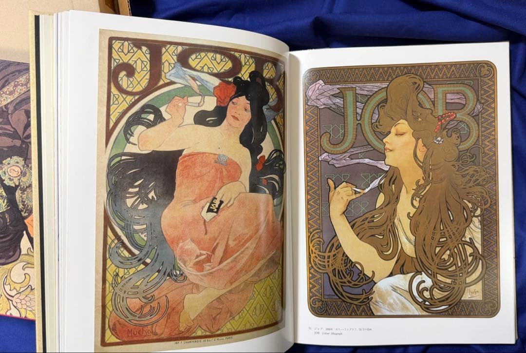 アルフォンス・ミュシャ 画集「Alphonse Mucha」額装版3葉付