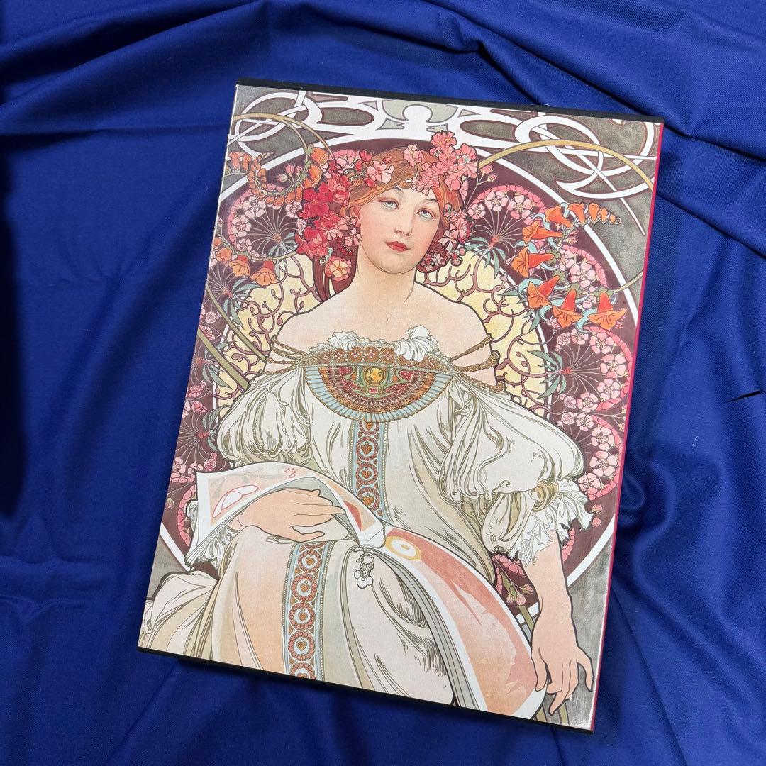 アルフォンス・ミュシャ 画集「Alphonse Mucha」額装版3葉付