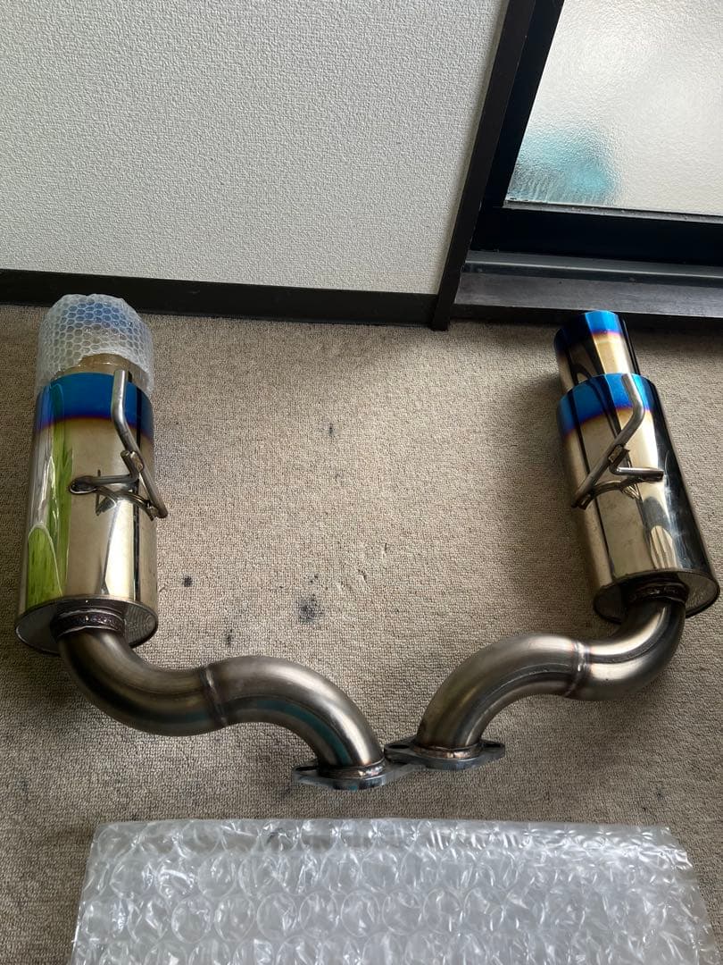 フェアレディZ Z34 ビーフリーマフラー チタンテール