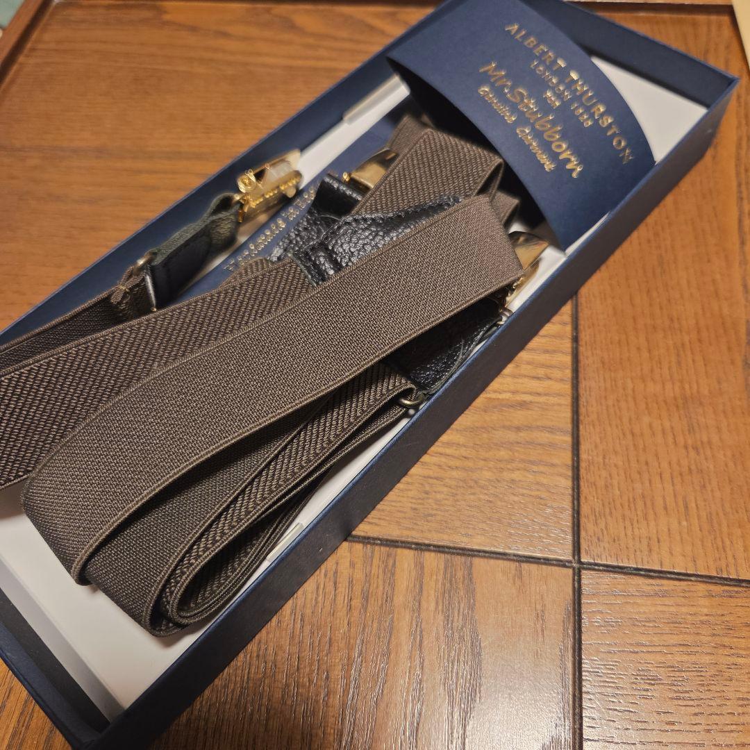 【アルバートサーストン  THURSTON】サスペンダー 結婚式