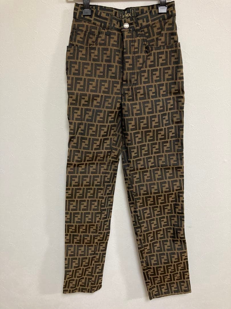 【新品】フェンディFENDIパンツ ヴィンテージ正規店購入　ズッカ柄