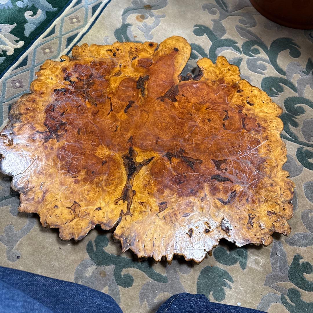 高級 天然木 一枚板 花瓶台　盆栽台 花台 工芸品 飾り台 置物台　花梨