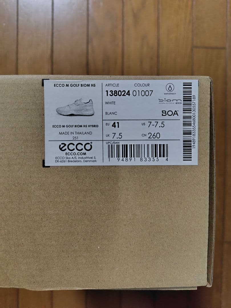 ECCO GOLF BIOM H5 hybrid BOA EUサイズ41