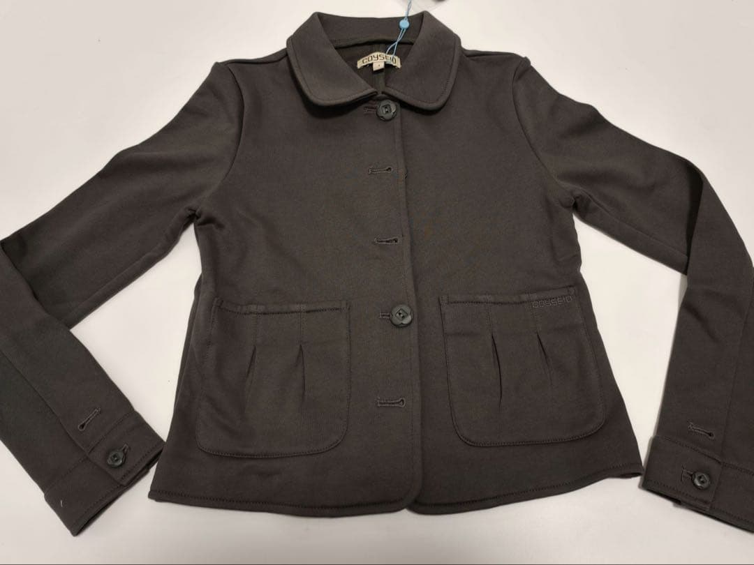 Coyseio ダークグレー ボタン付きジャケット