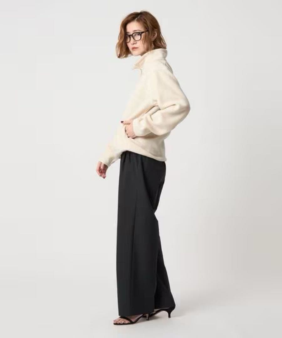 【新品未使用タグ付き】CONTE コンテ　ハーフジップ フリース トレーナー