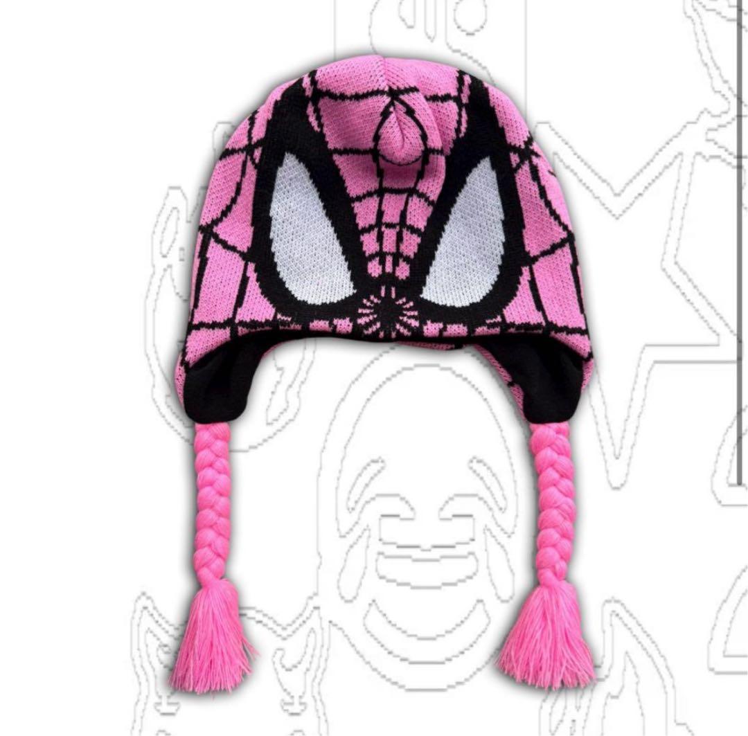 fti fuckthisindustryスパイダーマン ピンク ニット帽