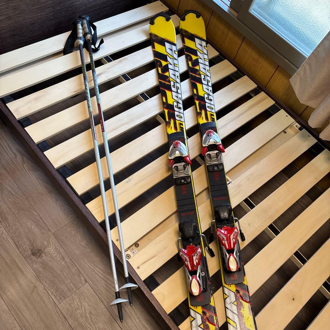 OGASAKA スキー板　ストック付き