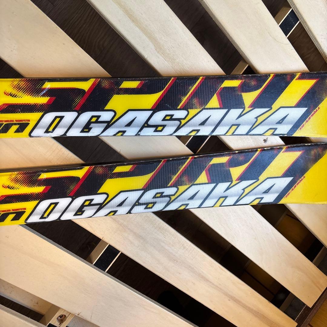 OGASAKA スキー板　ストック付き
