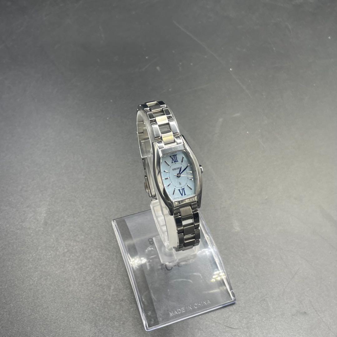 セイコー ルキア V117-0DK0 ブルー 動作良好 腕時計