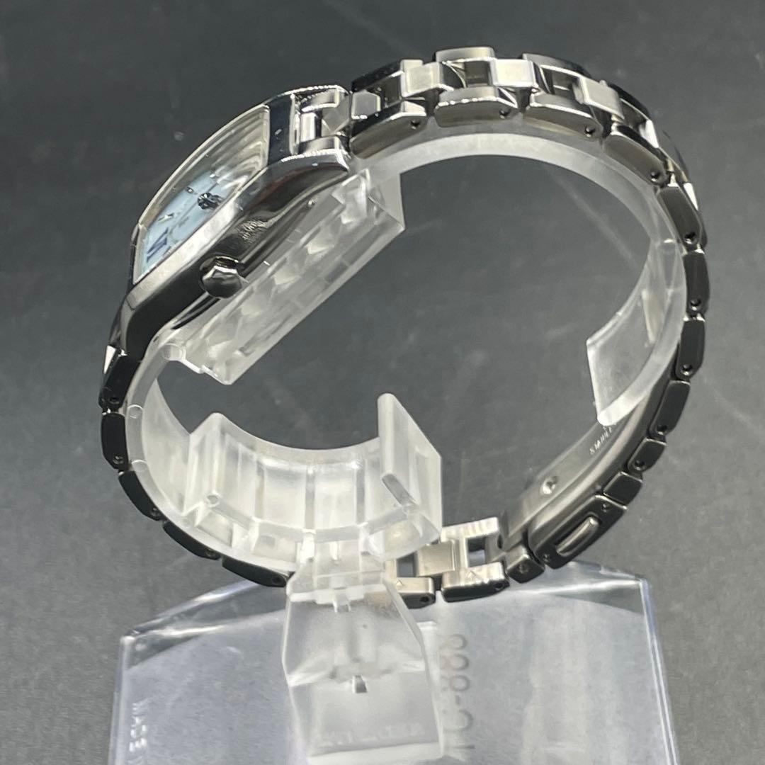 セイコー ルキア V117-0DK0 ブルー 動作良好 腕時計