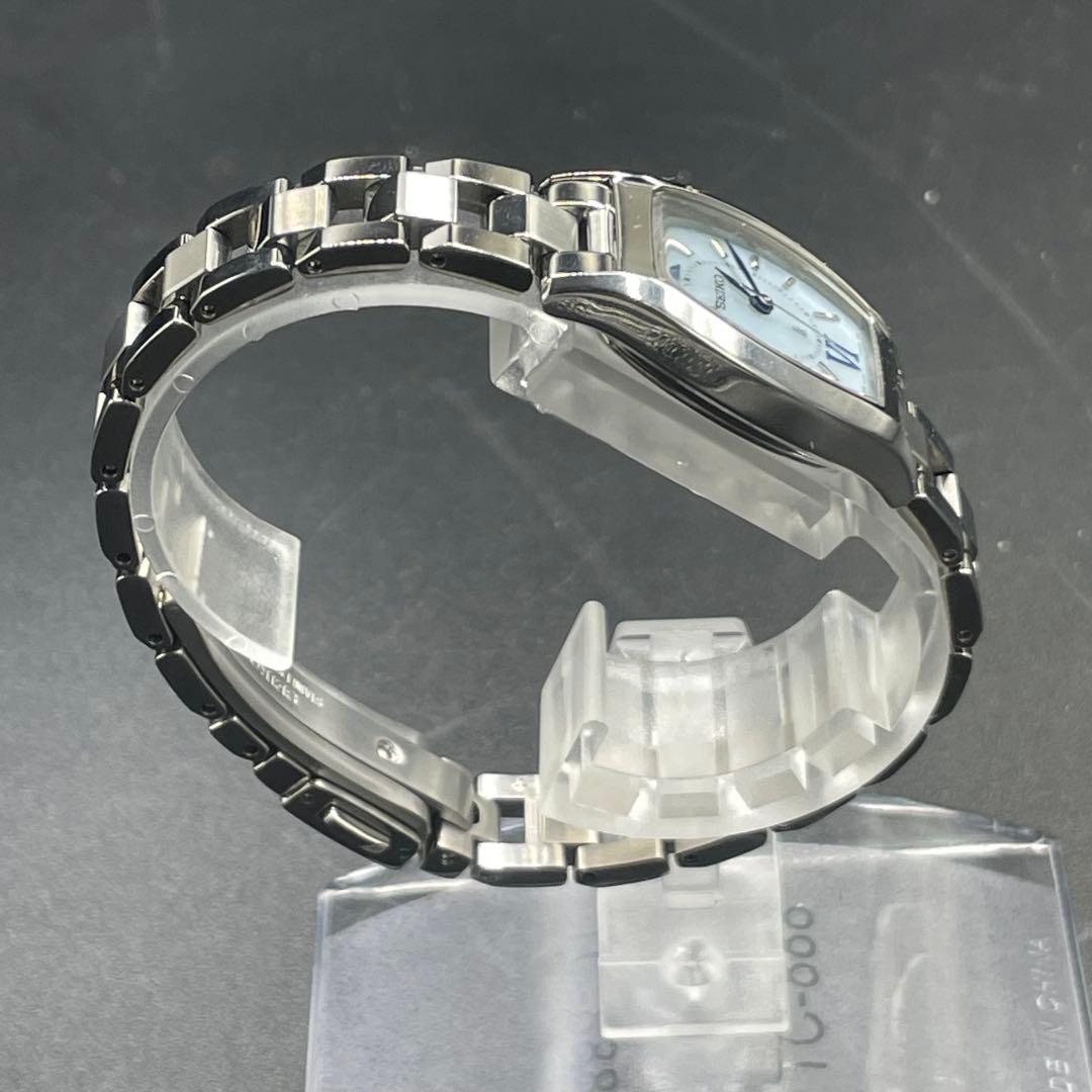 セイコー ルキア V117-0DK0 ブルー 動作良好 腕時計