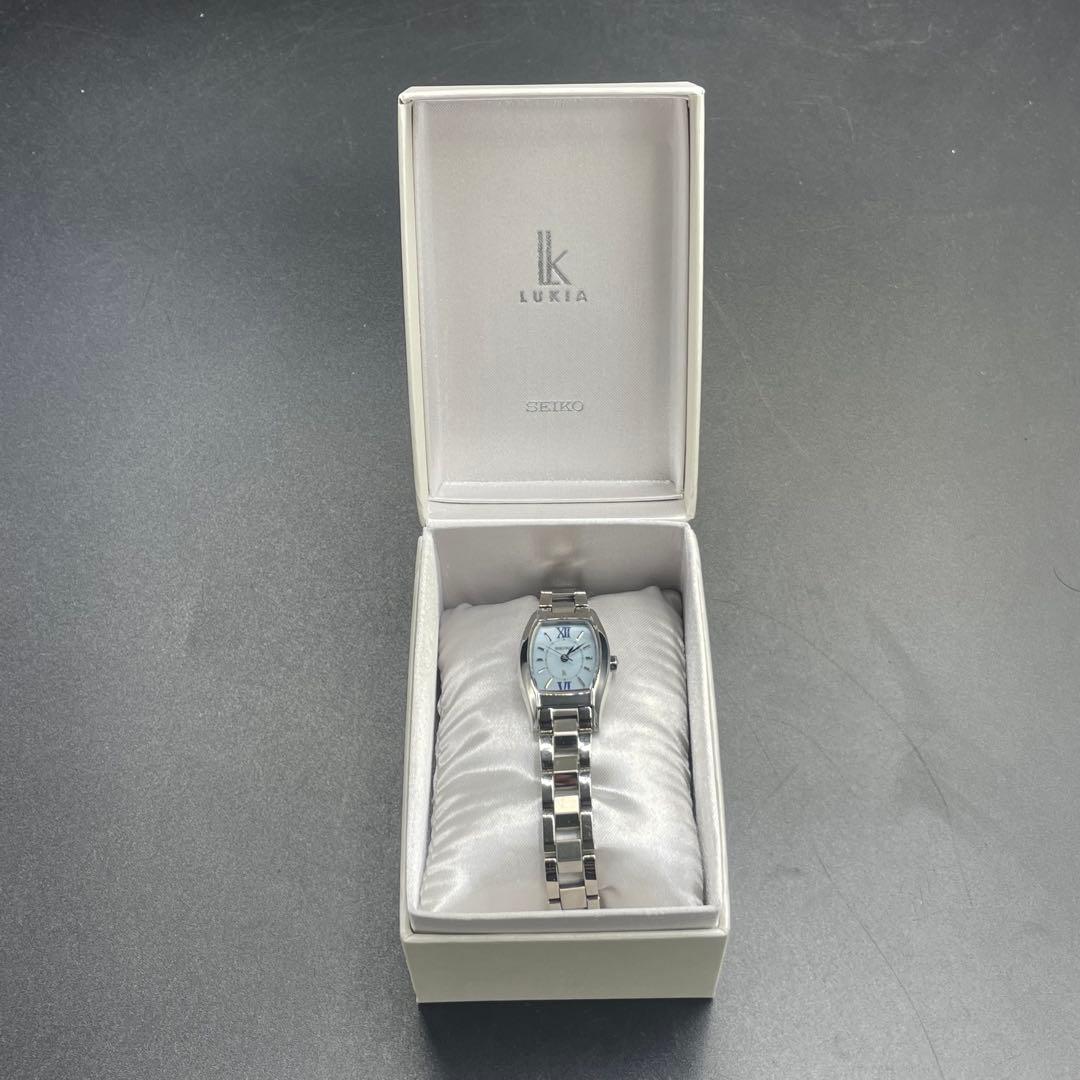 セイコー ルキア V117-0DK0 ブルー 動作良好 腕時計