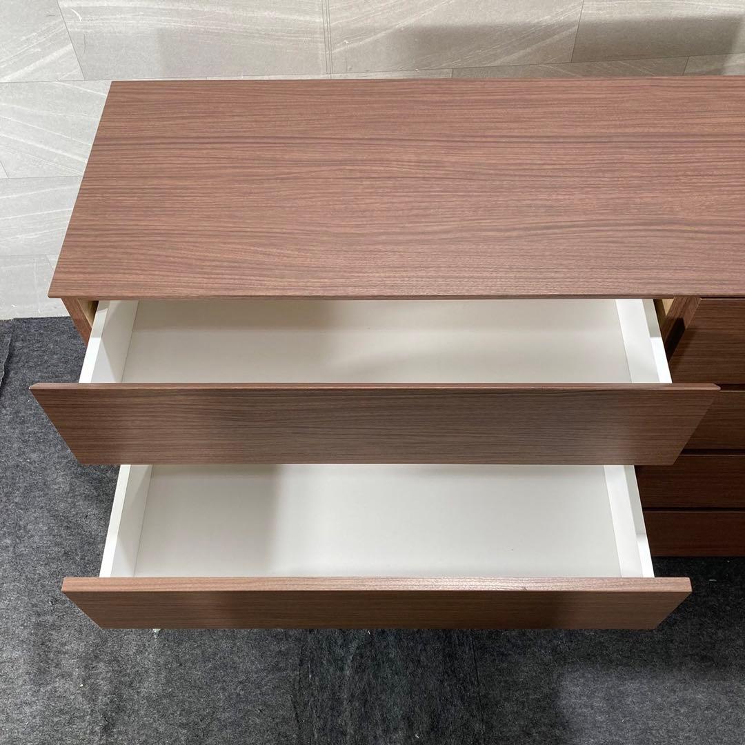 ニトリ ローチェスト クエス 120 幅120cm 4段 お買い得 d4870