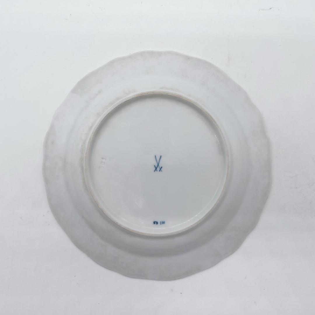 【MEISSEN】マイセン　ブルーオニオン　プレート5枚セット