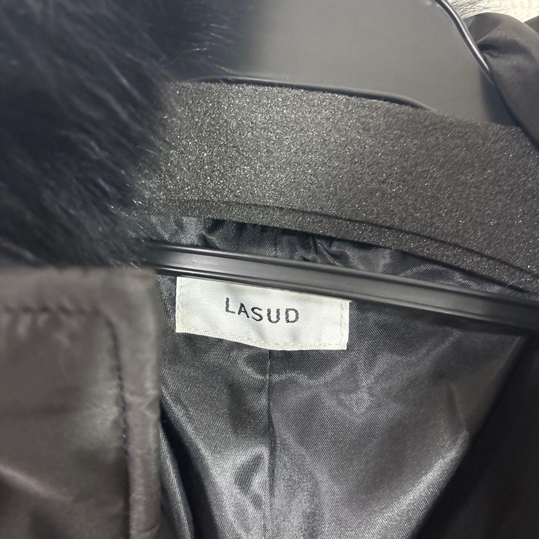 LASUD ボアコートブラック　未使用品　サイズ9号　定価34000円タグ無し