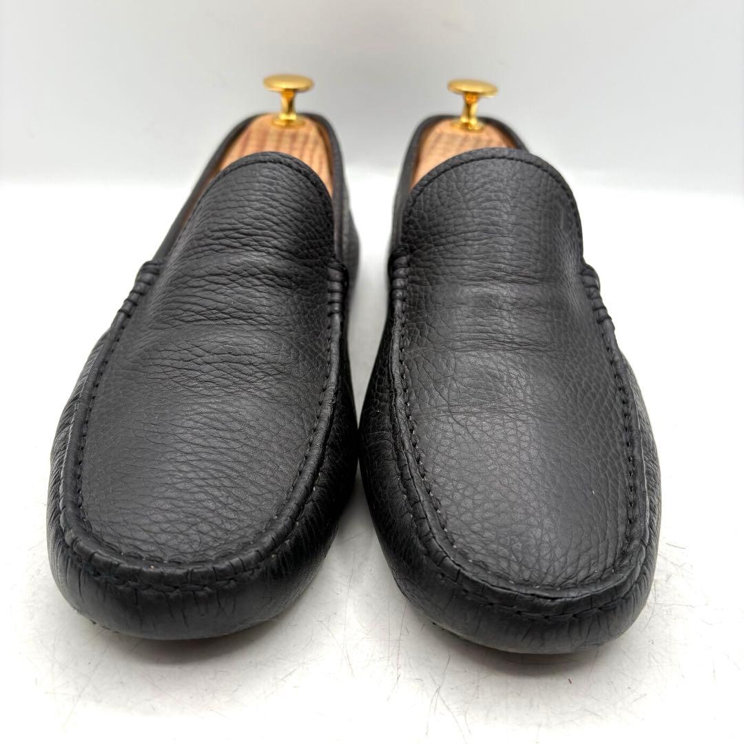 TOD'S ゴンミーニ ドライビング 【5.5】 シボ ブラック コブラブァンプ
