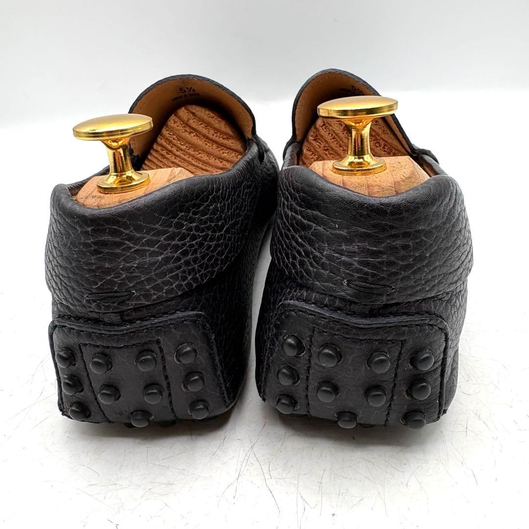 TOD'S ゴンミーニ ドライビング 【5.5】 シボ ブラック コブラブァンプ