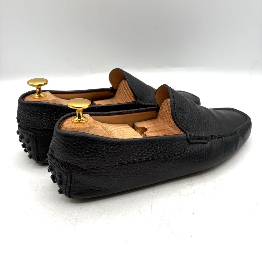 TOD'S ゴンミーニ ドライビング 【5.5】 シボ ブラック コブラブァンプ