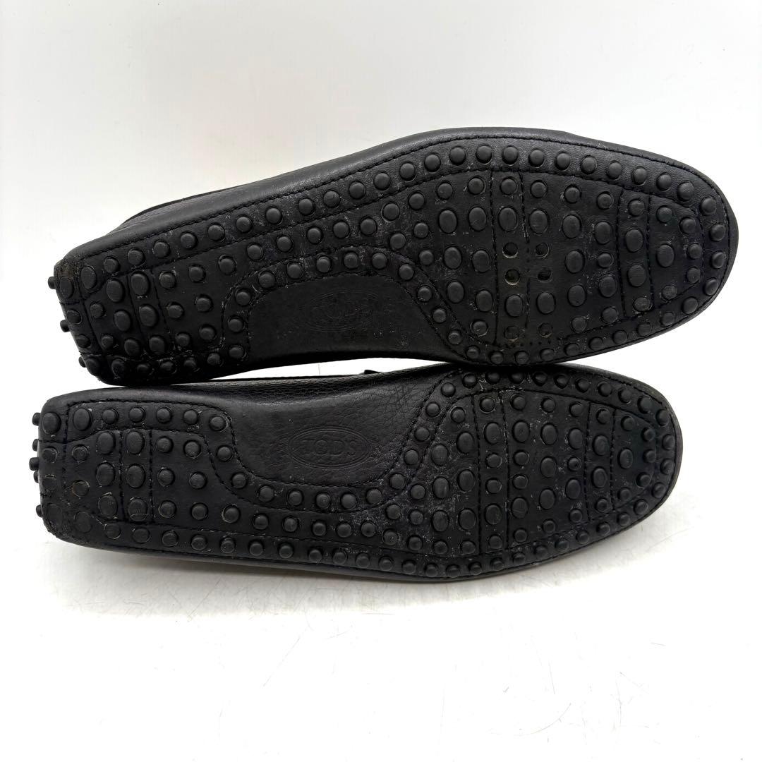 TOD'S ゴンミーニ ドライビング 【5.5】 シボ ブラック コブラブァンプ